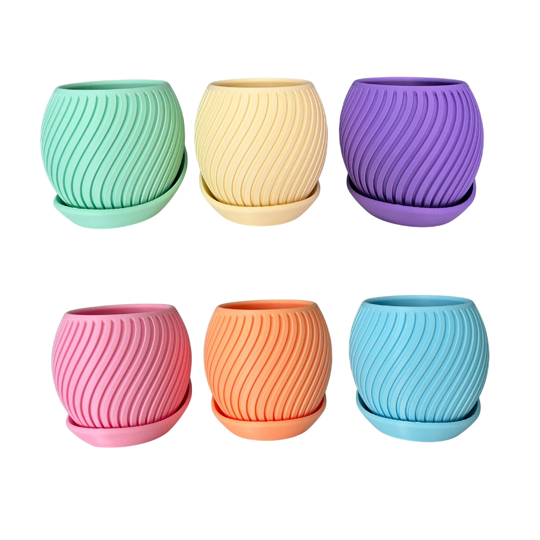 Makin' Waves – Sorbet Succulent Collection Planter Pot
