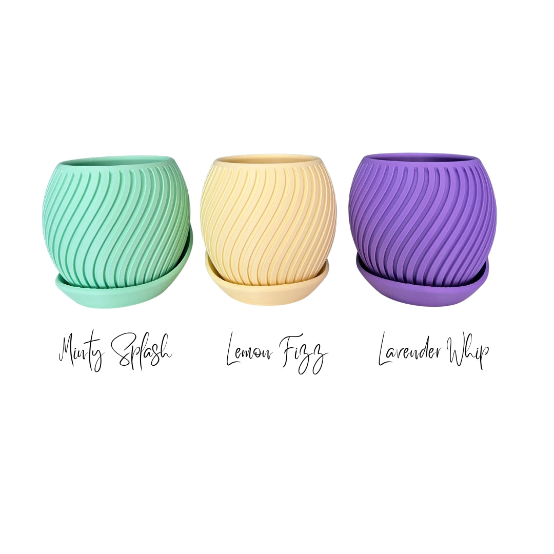 Makin' Waves – Sorbet Succulent Collection Planter Pot