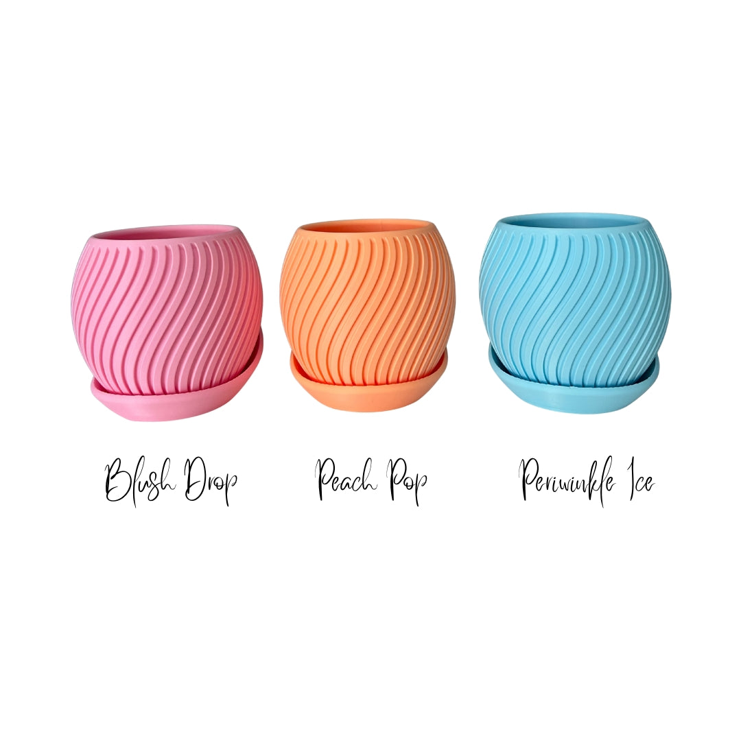 Makin' Waves – Sorbet Succulent Collection Planter Pot
